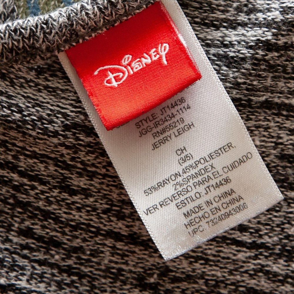 Disney Juniors Size S Minnie Mouse Sweater Gray - Picture 3 of 3
